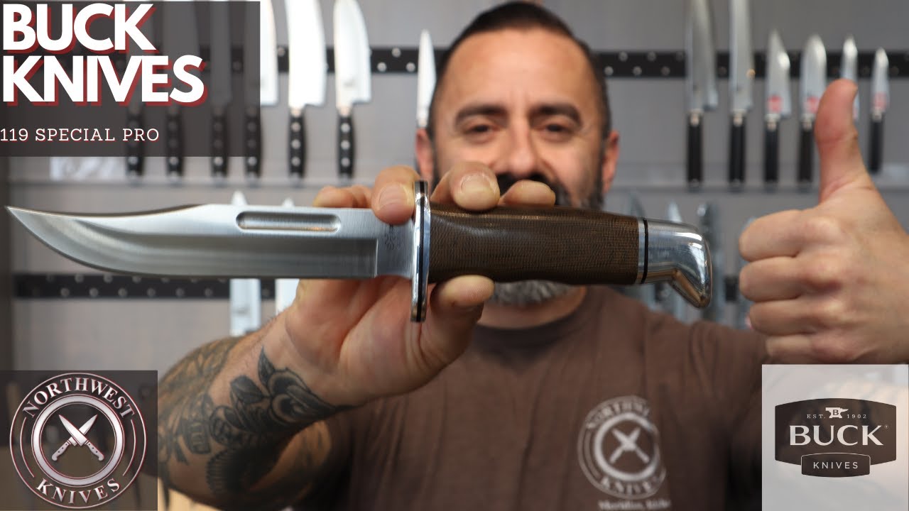 The Buck 119 Special Pro fixed blade superbly light!!!