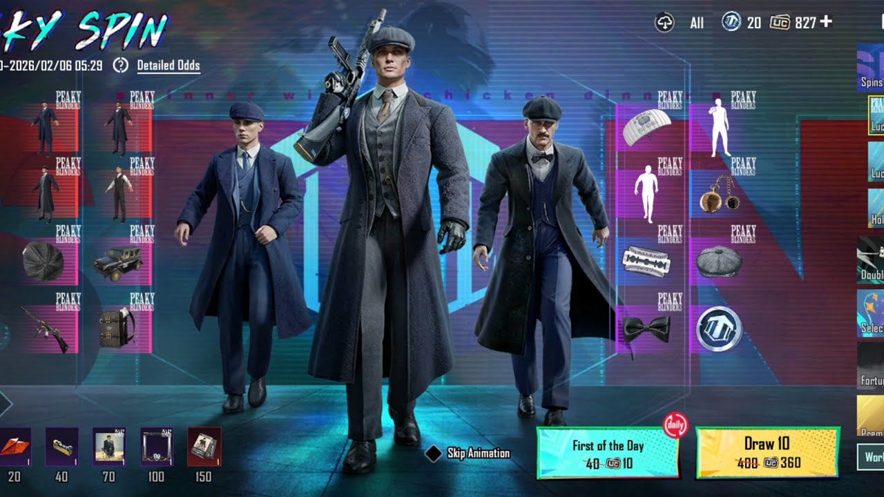 Peaky blinders Crates BGMI | 4.2 Update Game Play | First Play | 5000 UC Open | 