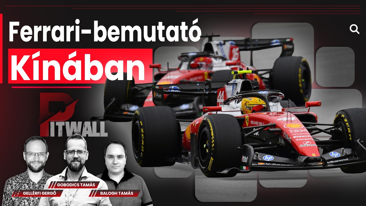 Pitwall: Ferrari-bemutató a Kínai Nagydíjon