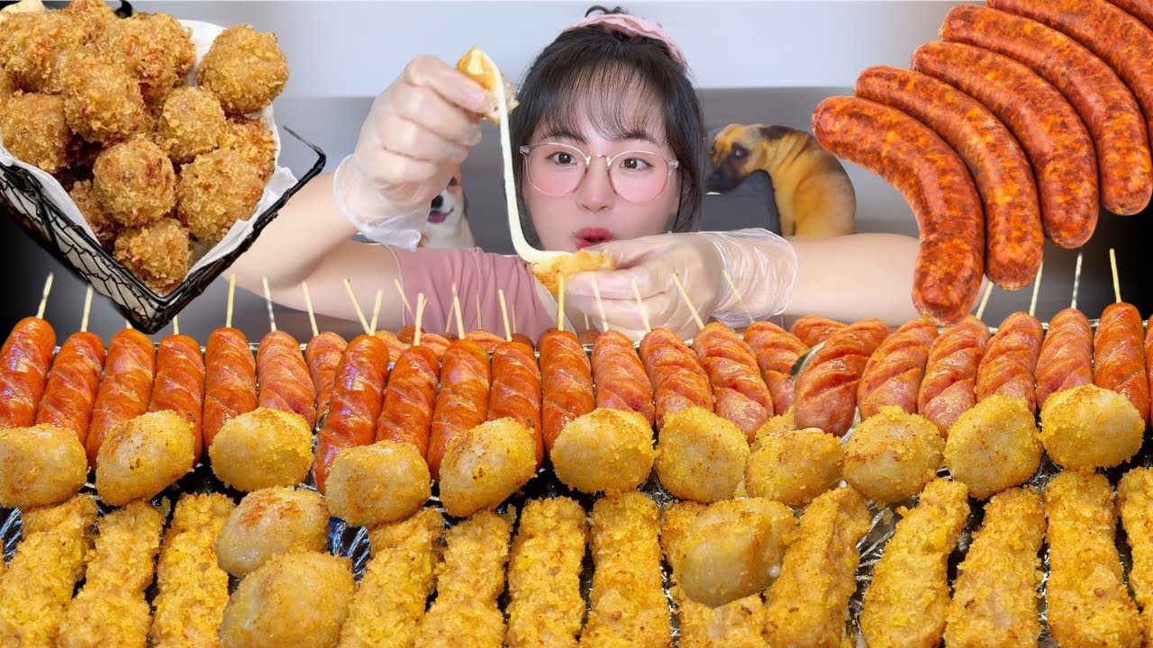 Mukbang Nem Chua Phô Mai, Lạp Xưởng Tươi Tê Cay, Lạp Xưởng Hà Khẩu, Nem Chua Rán, Nem Thịt Rán