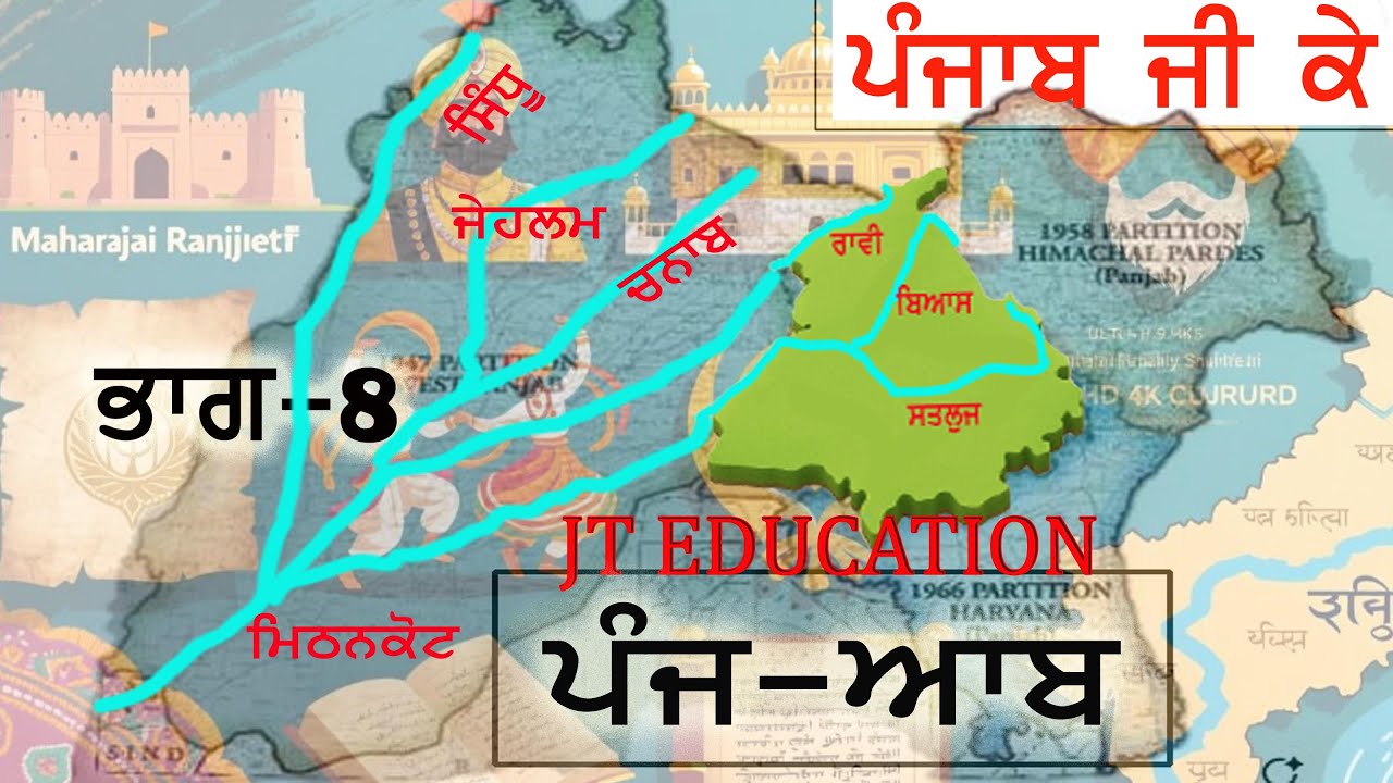 Punjab GK Through MCQS Part-8। ਪੰਜਾਬ ਜੀ ਕੇ ਭਾਗ -8
