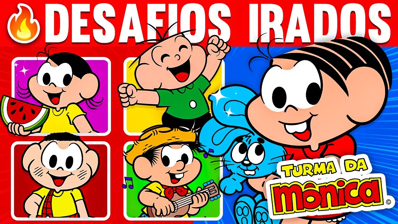 🎮 DESAFIOS IRADOS TURMA DA MÔNICA! 🔥 25 FASES DE JOGOS!