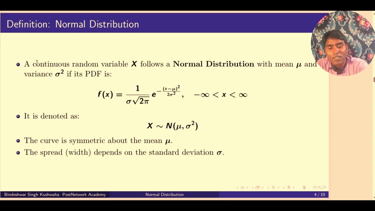 Normal Distribution Final Part I :#178   Data Sc. and A.I. Lect. Series