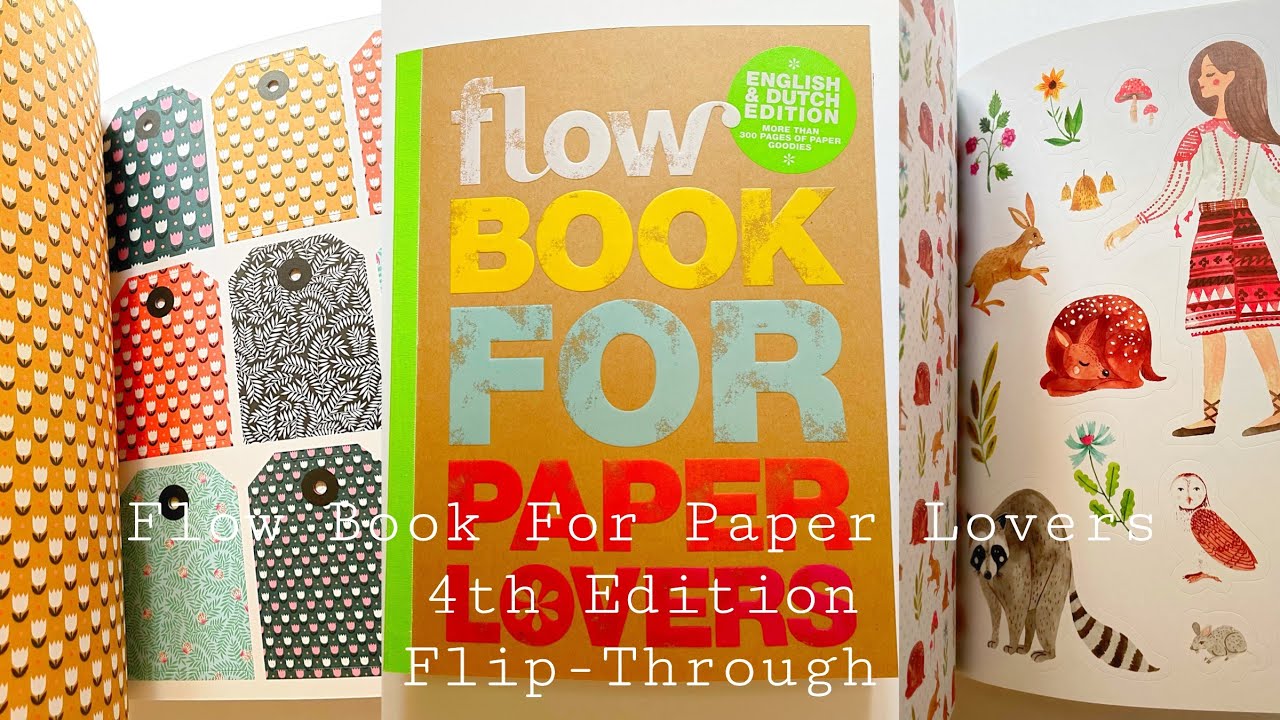 📚 Flow Book For Paper Lovers 4 Flip-Through - HUGE Book Full of Paper Goodies! 😍 | Simply Rose Lynne