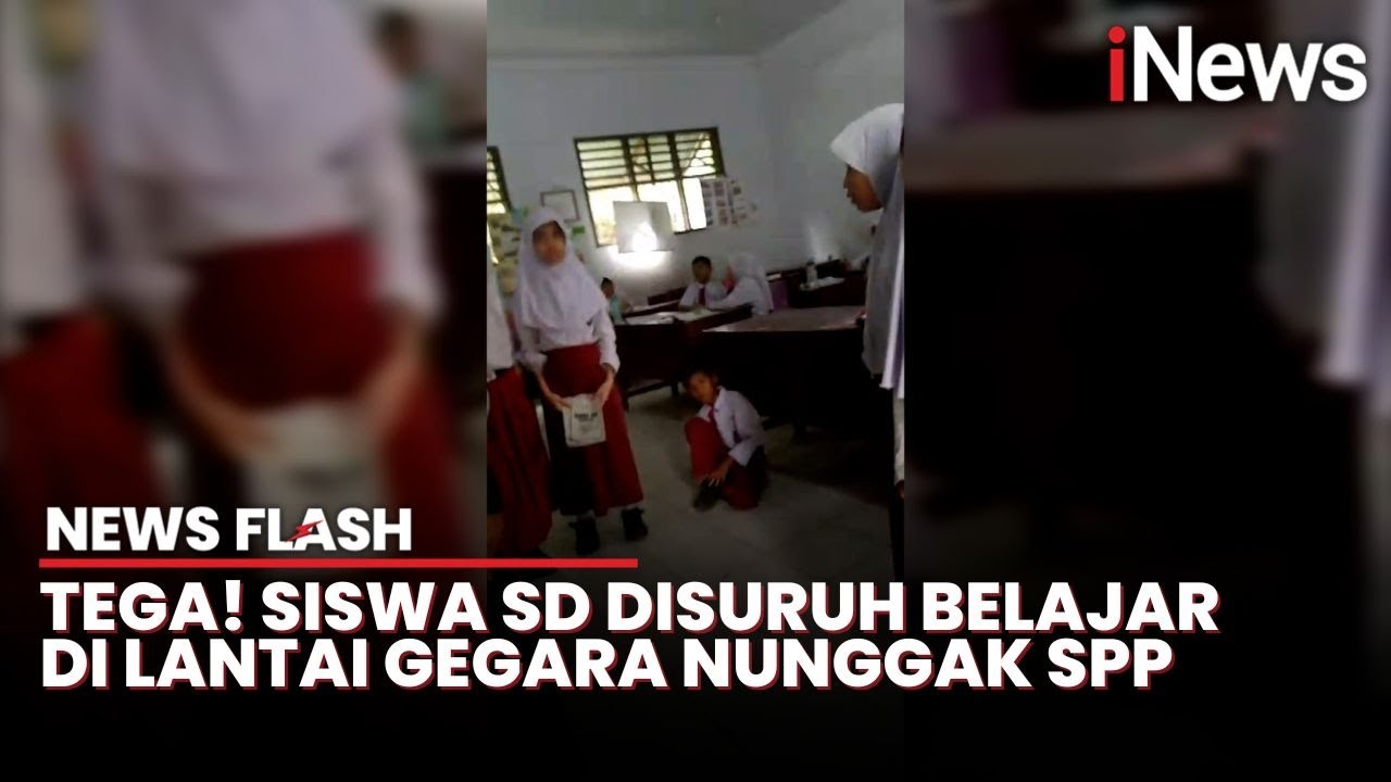 Tak Mampu Bayar Uang SPP, Siswa SD di Medan Dihukum Belajar di Lantai Kelas | News Flash