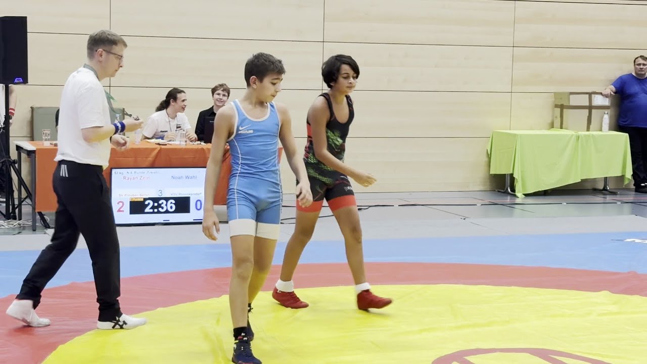 Wrestling / Ringen,  SB-Gedenkturnier Berlin 2025, Freestyle, U12, 53 kg, Zein - Wahl