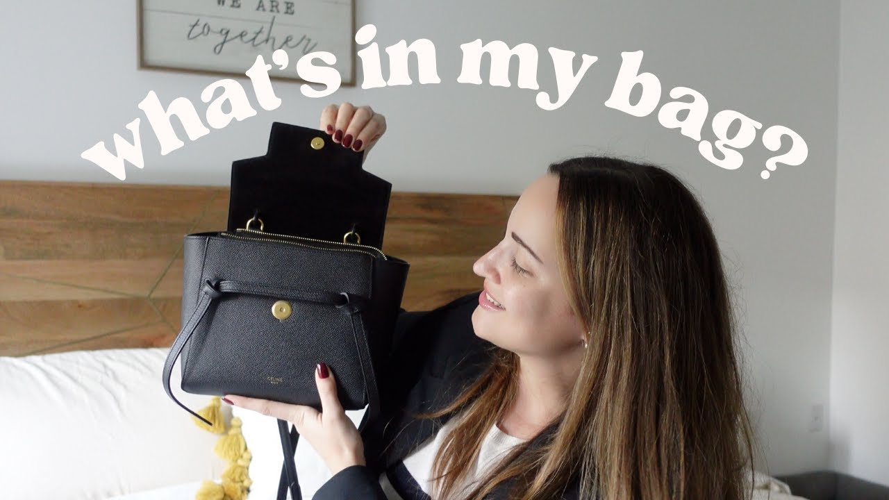 What's In My CELINE Nano Belt Bag?