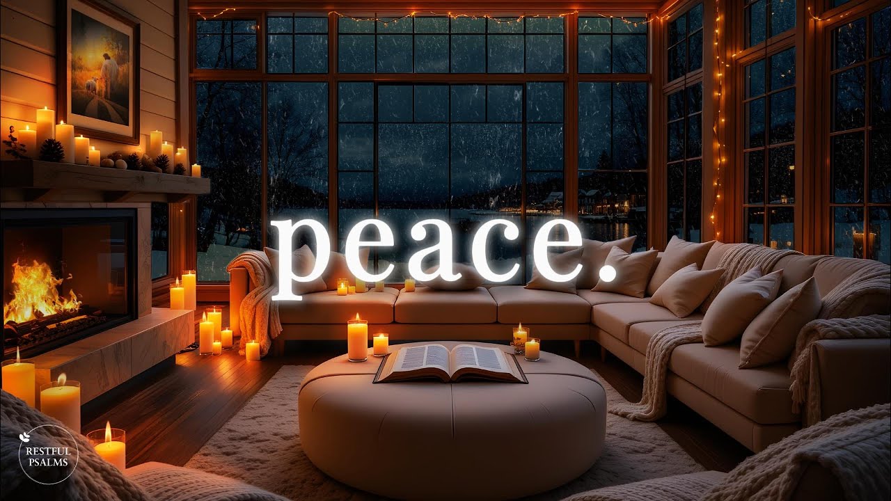 Bedtime Psalms That Bring Peace | Psalm Songs for Sleep with Gentle Rain Sounds