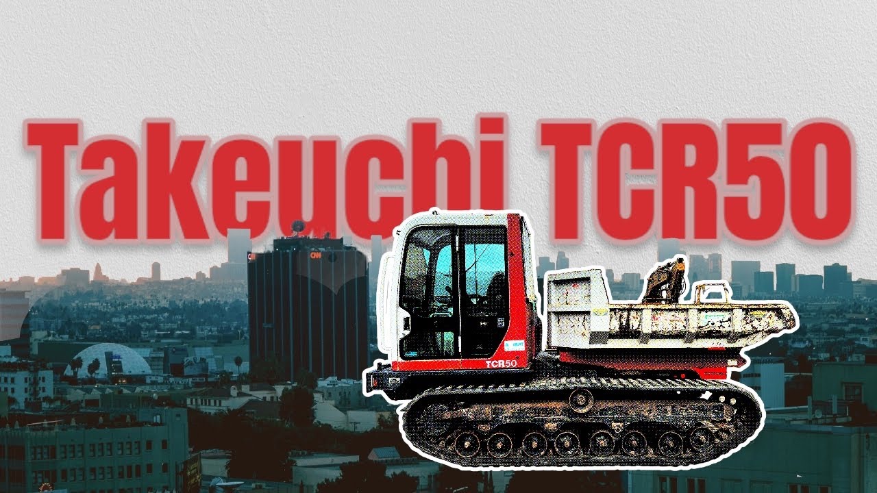 Takeuchi TCR50 Tracked Dumper: Mastering Every Terrain with Unparalleled Efficiency!