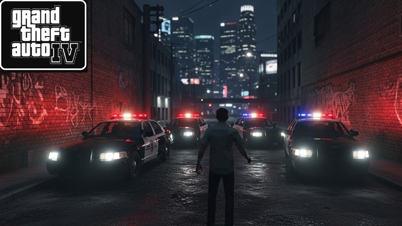 GTA IV: Can Liberty City's MOST Wanted Car Evade EVERY Cop? (A Test) | Gameplay Scenes | #sheeru