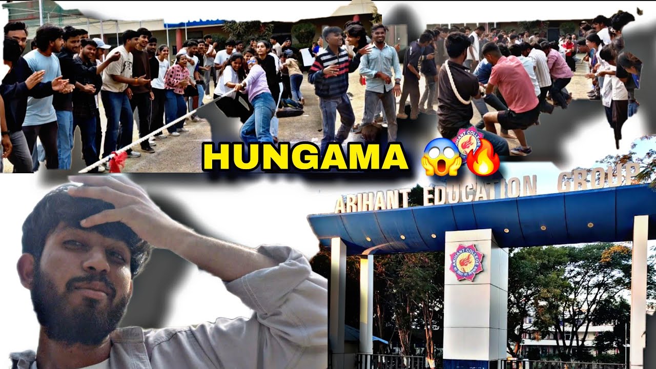 College Ka Sabse Energetic Day 🔥 | College Mei Games Event Vlog