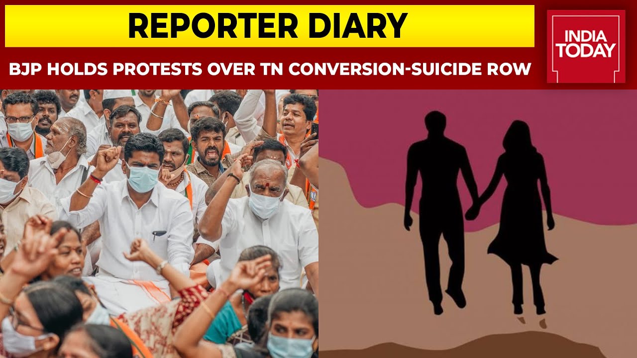 Tamil Nadu Conversion-Suicide Row: BJP Stages Protests Over Suicide Of Thanjavur Teen, Demands Probe