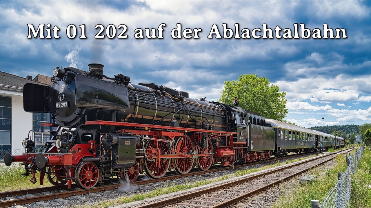 Mit 01 202 auf der Ablachtalbahn