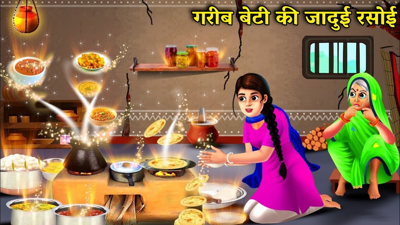 गरीब बेटी की जादुई रसोई | जादुई कहानियां | GARIB BETI KI JADUI RASOI | magical moral story in Hindi