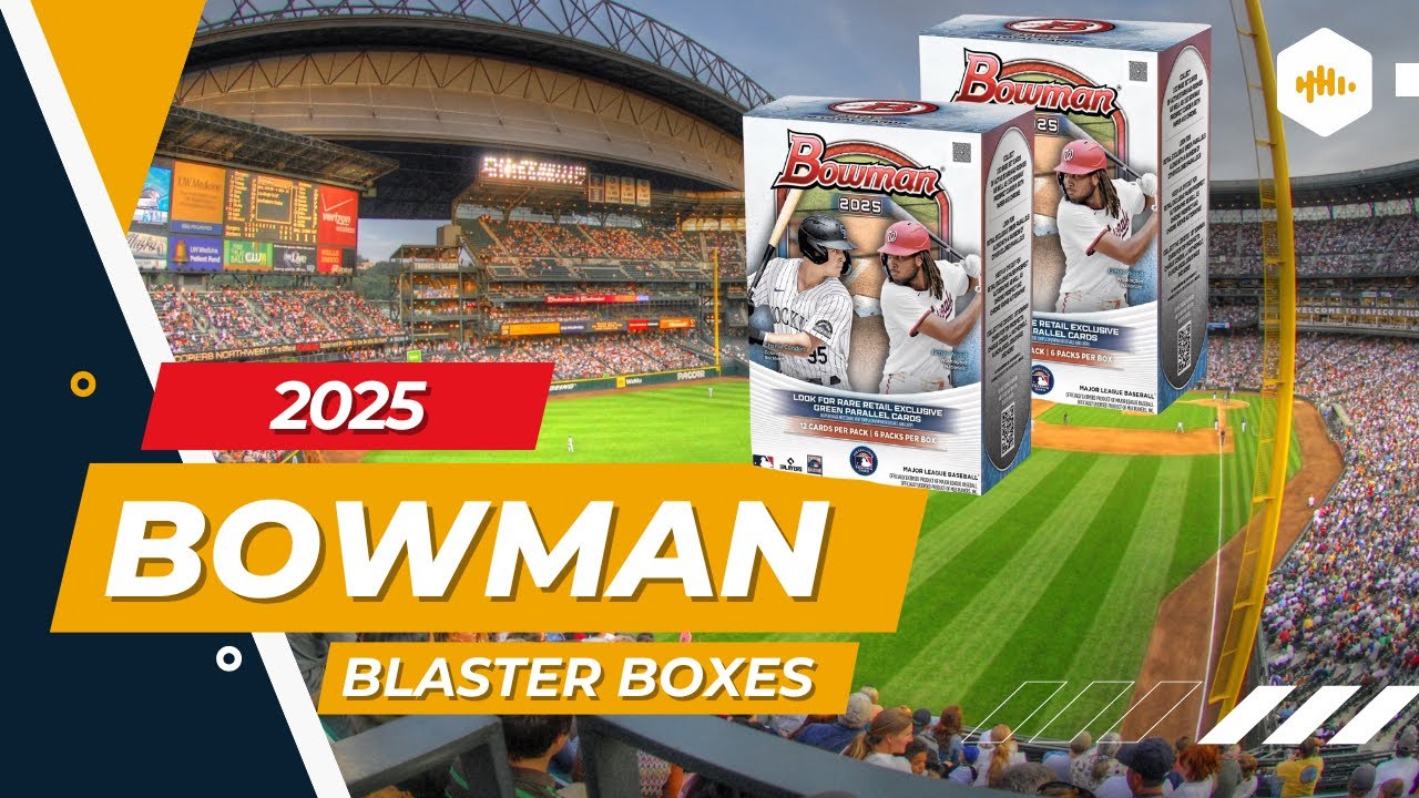 ⚾ 2025 Bowman Baseball Blaster Boxes ⚾ We Pulled Some Great Veterans, Rookies and Future Prospects!!