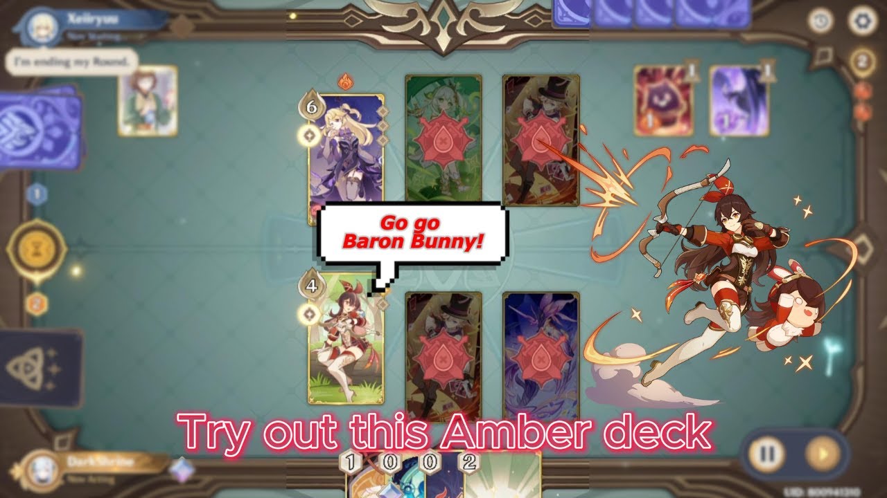 Surprise your opponent with this Amber deck | GITCG | Deck showcase