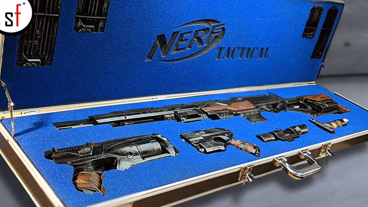 EPIC Custom Painted NERF Blaster Case!