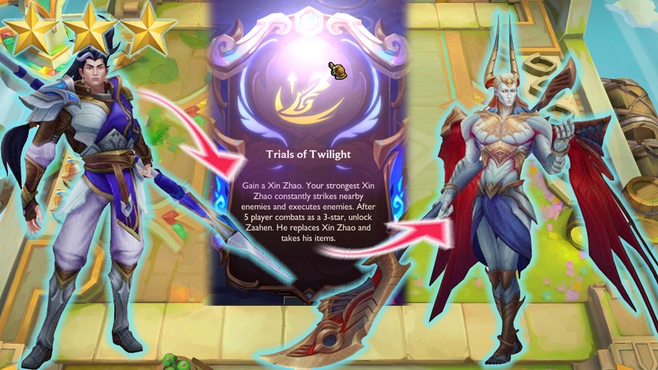 Unlocking Zaahen : Mastering 3-STAR Xin Zhao's Late-Game  in Trials of Twilight | TFT SET 16 RANKED