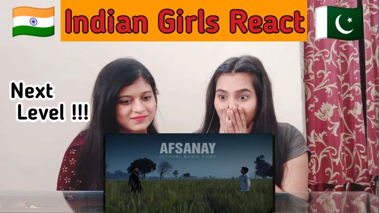 AFSANAY - Young Stunners | Talha Yunus | Talha Anjum Prod. By Jokhay | Indian Girls React