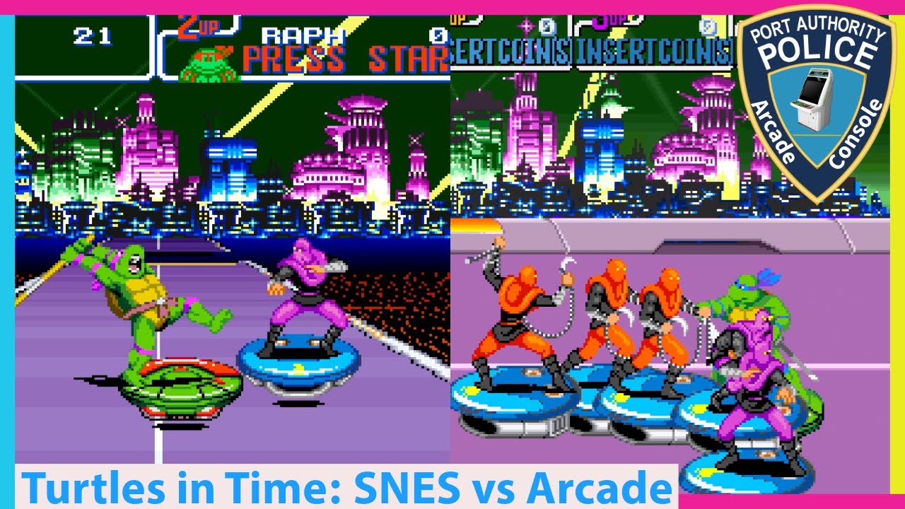 TMNT: Turtles In Time! SNES vs Arcade! Which Game Wins?