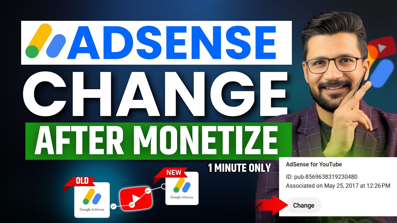 How To Change AdSense Account After Monetization 2026 🔥 | YouTube AdSense Change Full Process