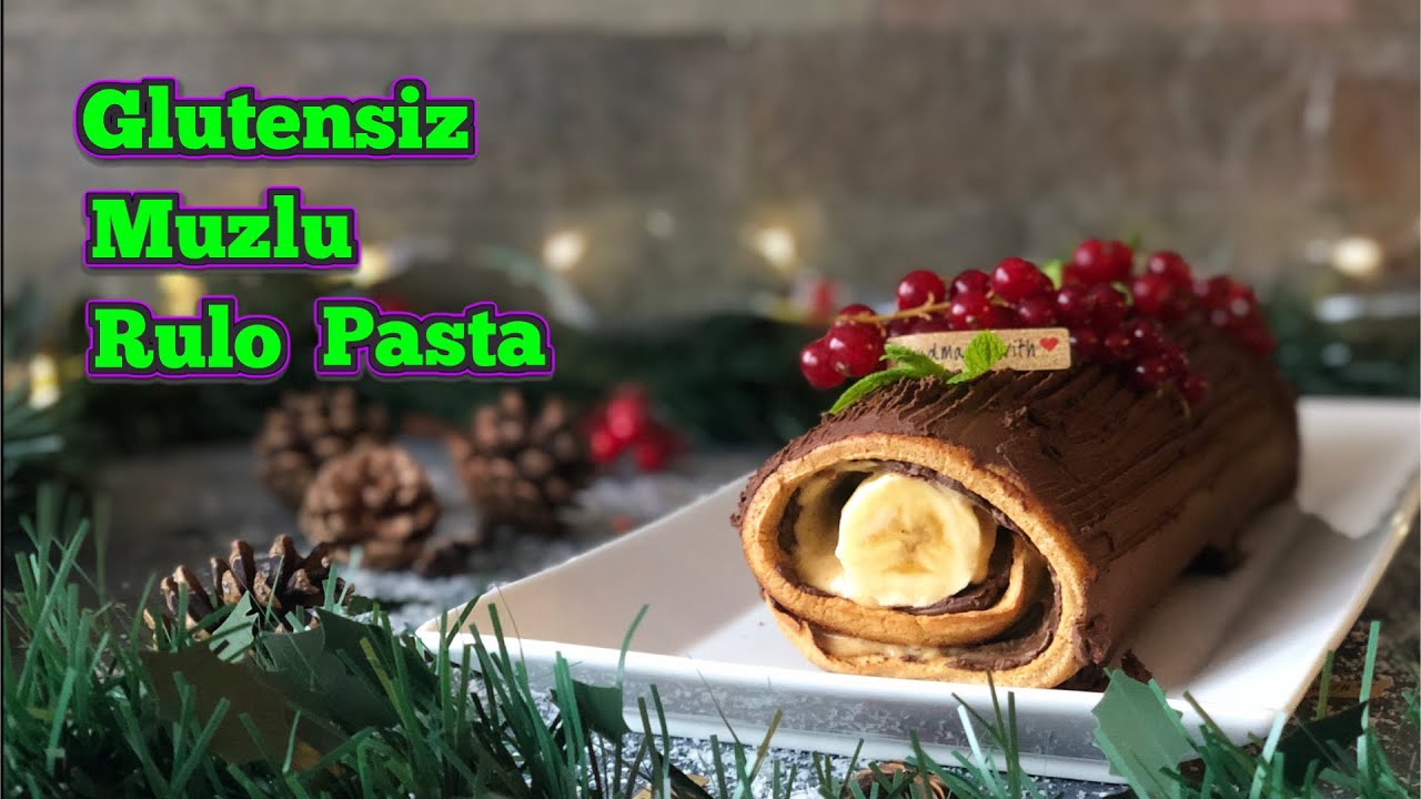 Glutensiz Muzlu Rulo Pasta | Ayşe Kadaifçi