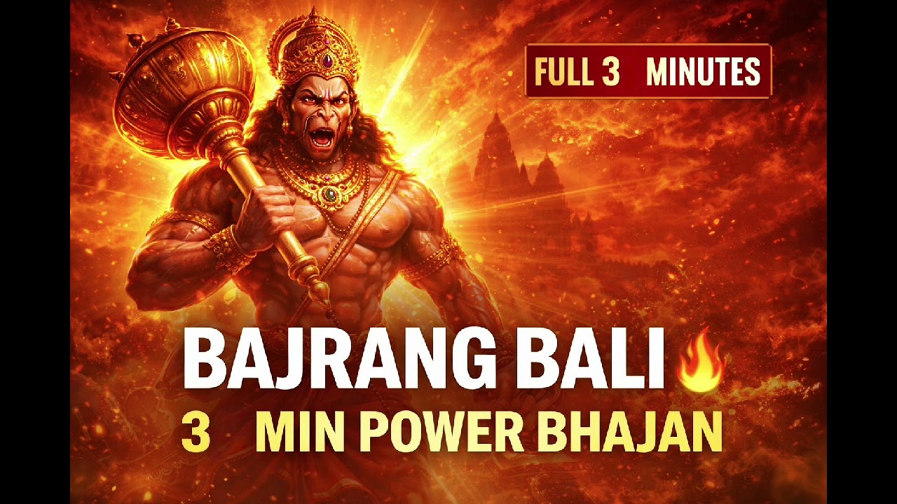 Bajrang Bali Ki Shakti 🔥🚩 | 30 Min High Energy Hanuman Bhajan | Nonstop Shakti Path | Suno AI Songs
