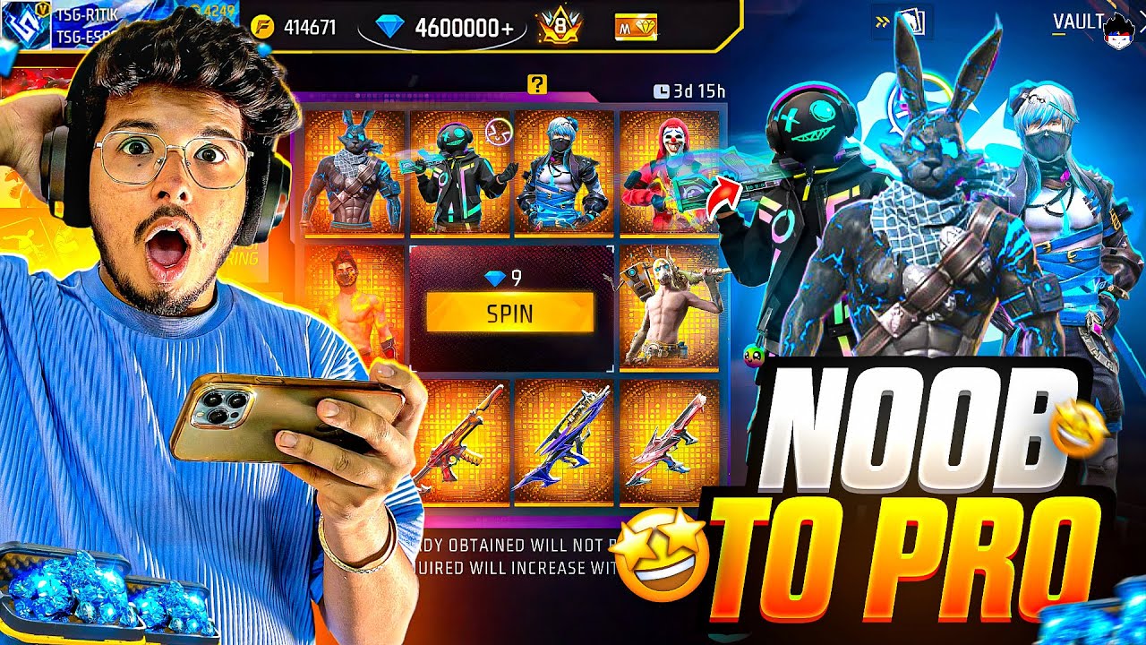He Challenged Me To Spend All His Diamonds In Noob Id To Make It Pro || Gone Wrong -Garena Free Fire