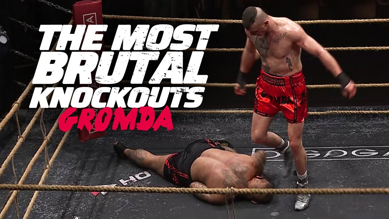 The Most BRUTAL KNOCKOUTS of Bare Knuckle Boxing. GROMDA. Najbrutalniejsze nokauty na gołe pięści.