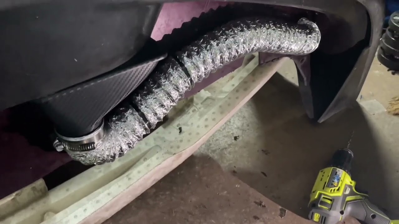 Adding a Front Bumper Cold Air Intake to the car.