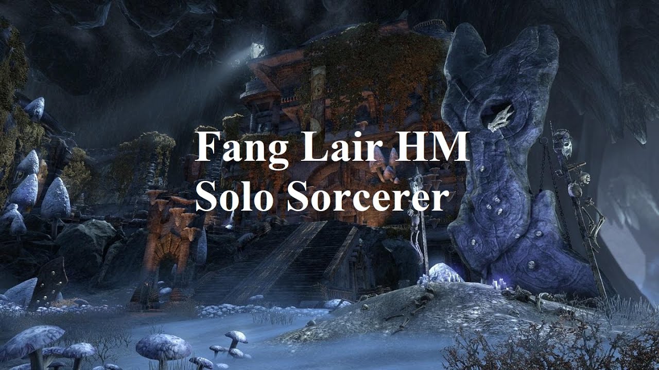 ESO Fang Lair HM Solo Last Boss | Magicka Sorcerer Flames of Ambition