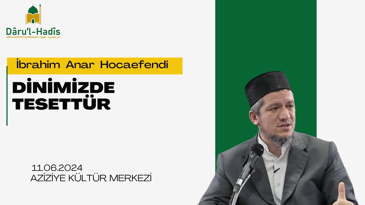 Dinimizde Tesettür | İbrahim Anar Hocaefendi | Canlı Salı Sohbeti