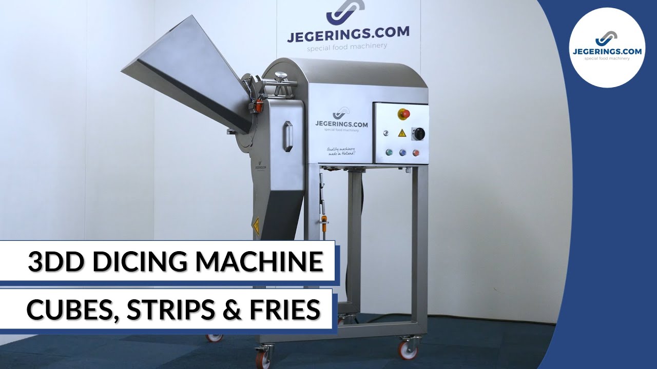 Vegetable & Fruit Dicing Machine 3DD | Cutting Cubes/Dices and Julienne Strips