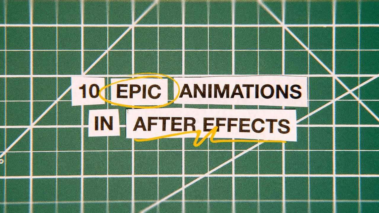 10 Best Animations in After Effects (Tutorial)
