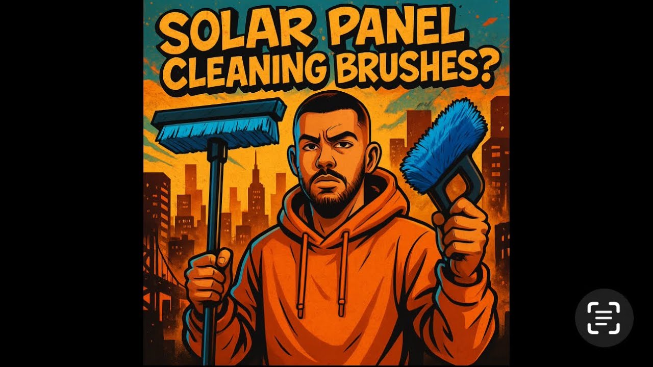 Solar Panel Cleaning Brushes / Home Depot?? + Budget lichen + pollen Removal Tips