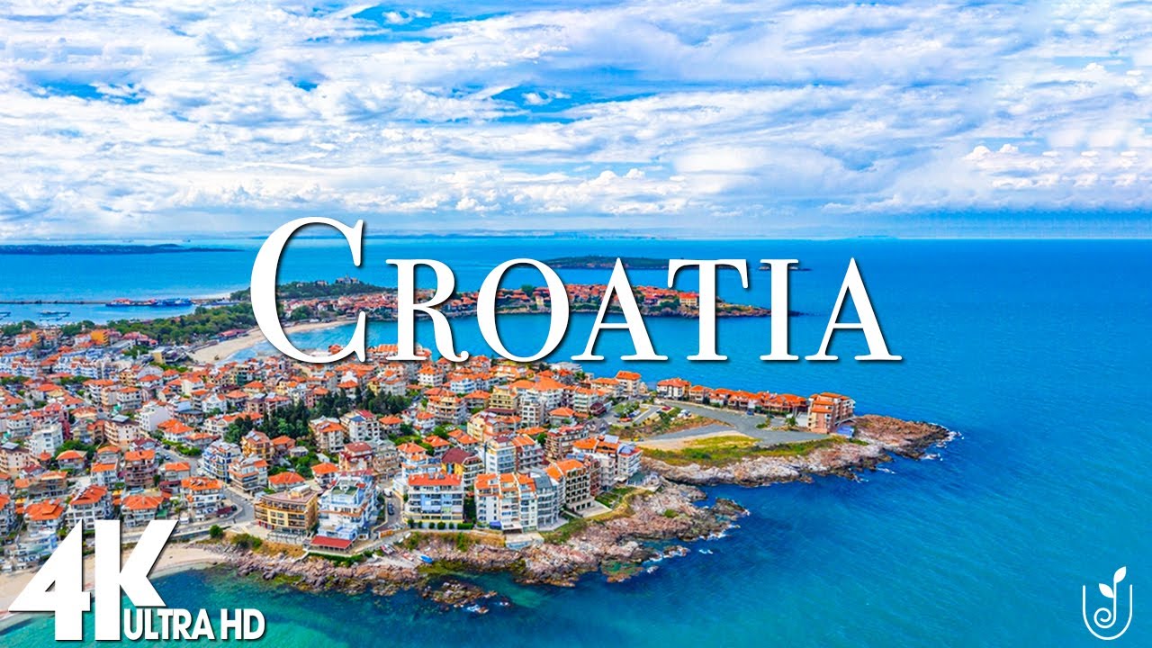 Croatia Relaxation Film 4K with Relaxing Music For Healing, Sleep, Studying & Relaxation