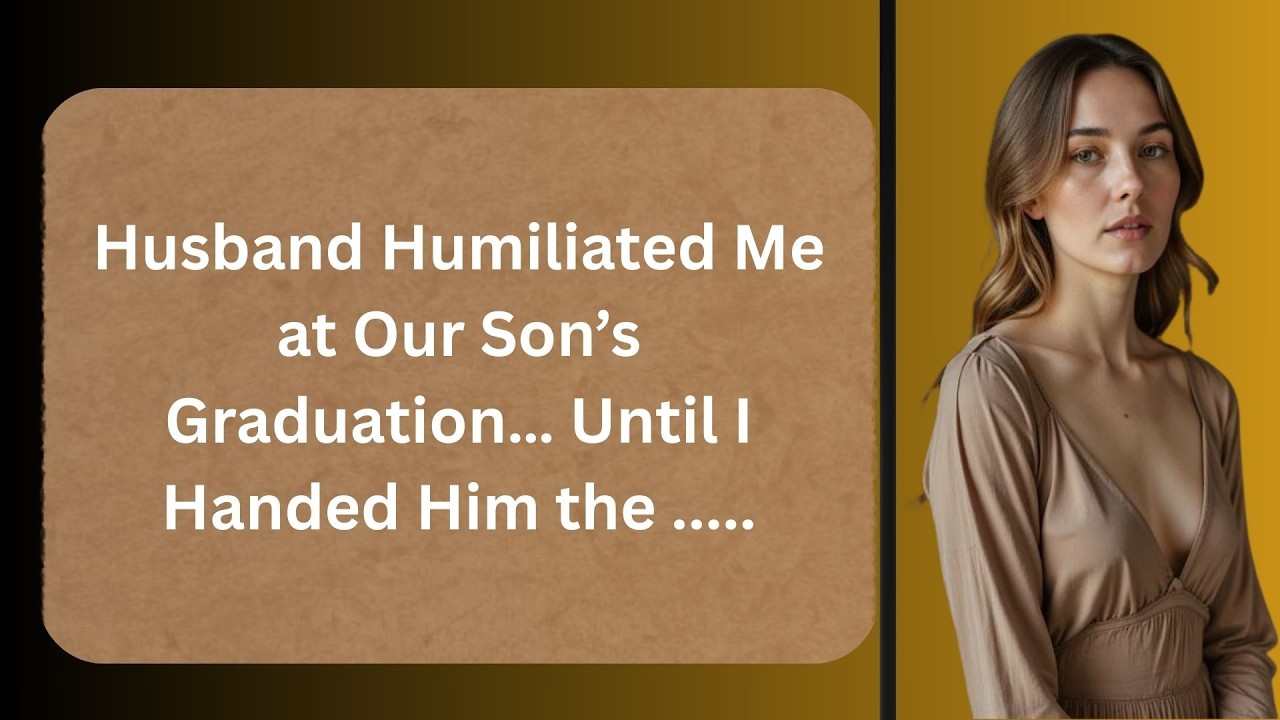 He Announced Our Divorce at Son's Grad Dinner....Stories of Family Betrayal