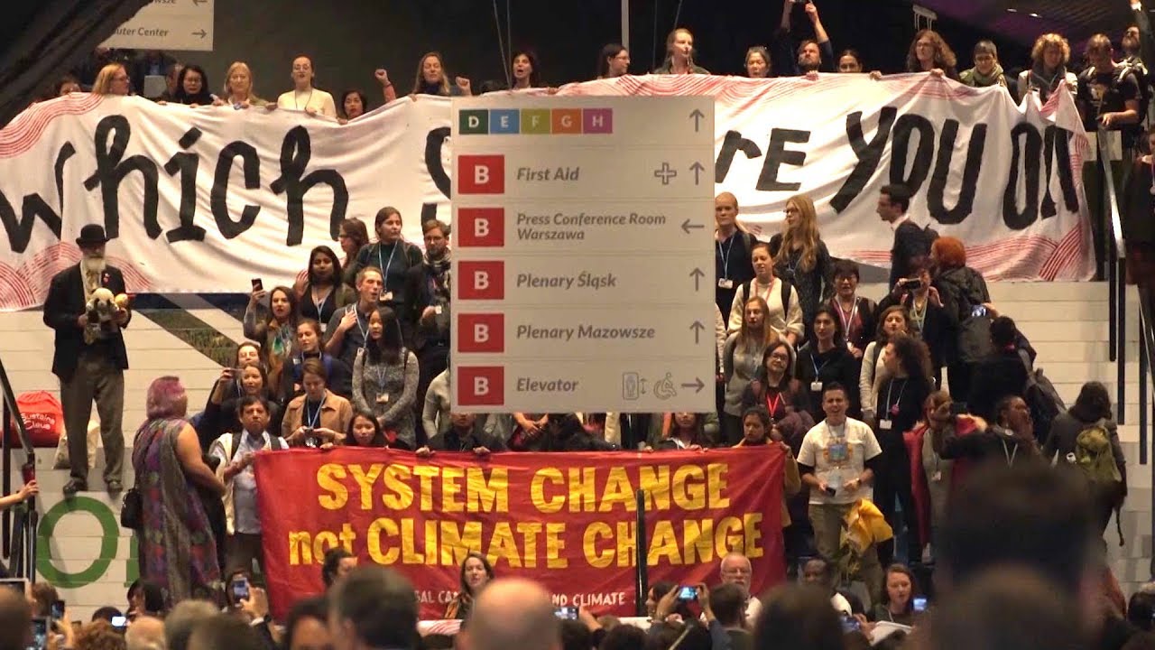 Hundreds of Activists Stage Sit-in Against Big Polluters on Final Day of COP24 U.N. Climate Talks