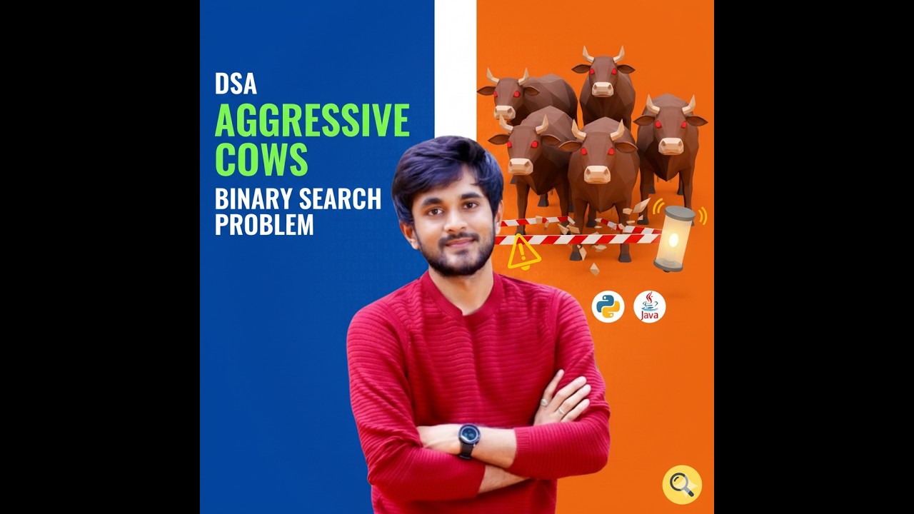 Aggressive Cows | Binary Search Guide