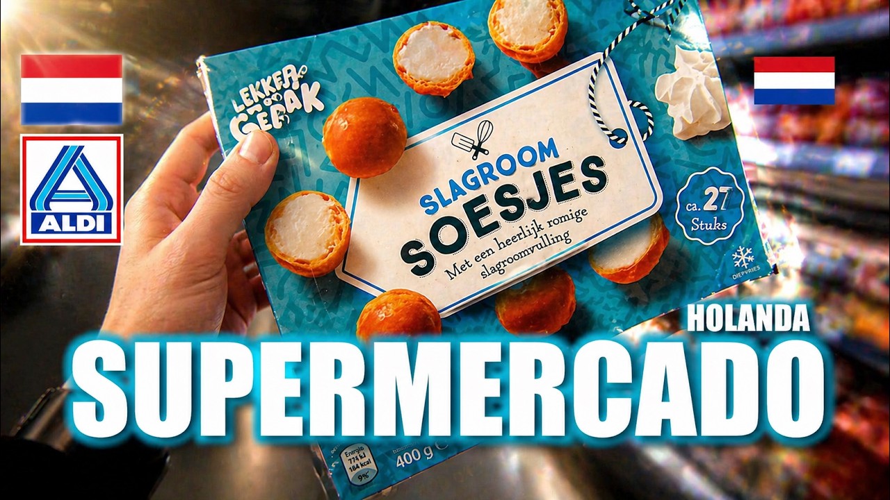 Visitando 🛒 SUPERMERCADO en HOLANDA 🇳🇱- ALDI - Mister Roka #misterroka #supermercado #holanda