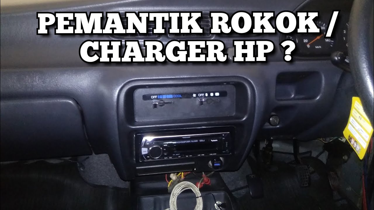 CARA MEMASANG PEMANTIK ROKOK / CHARGER HP PADA MOBIL DAIHATSU ZEBRA ESPASS