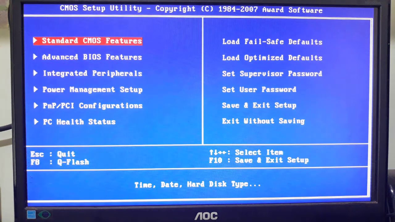 cmos checksum error defaults loaded