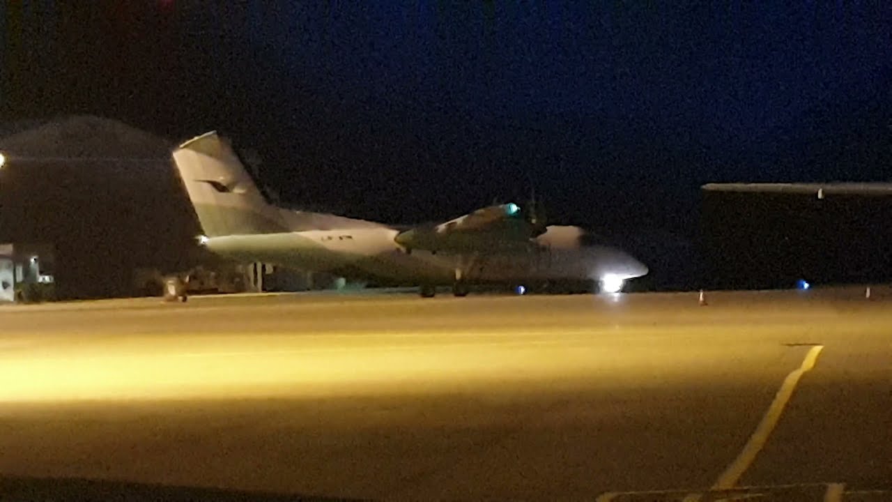 Widerøe Dash 8-100 Kveldsfly