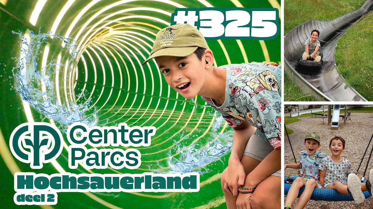 Center Parcs Hochsauerland Deel 2 – Rodelbaan, Duitse knikkerbaan & Aqua Mundo! ⛰️💦🎢 [vlog #325]