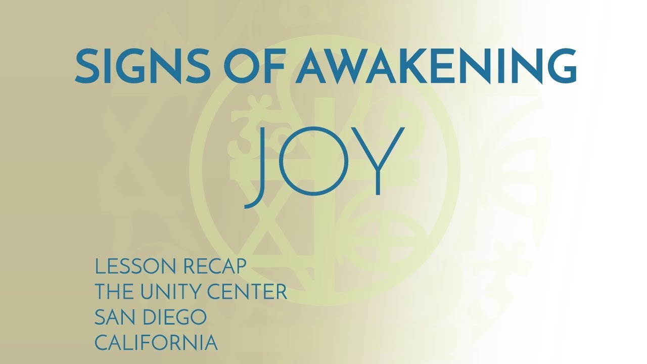 SIGNS OF AWAKENING: Joy | Lesson Recap