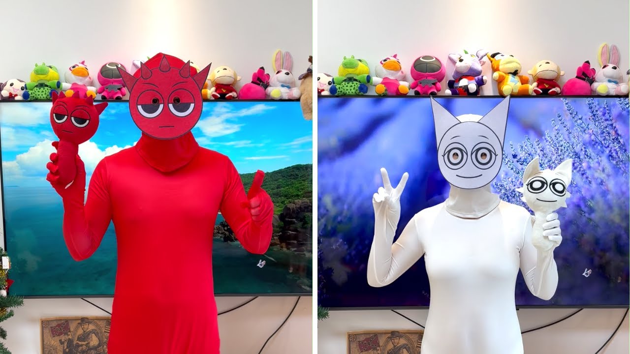 Sprunki Raddy Wenda Costume Jumpsuit Unboxing 2025