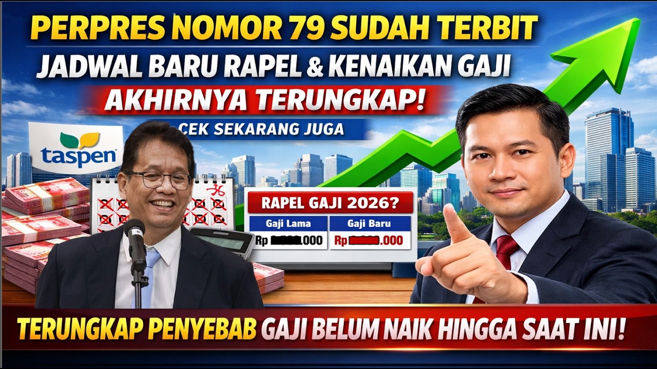 PERPRES NO 79 TERBIT, CEK JADWAL BARU RAPEL & KENAIKAN GAJI AKHIRNYA TERUNGKAP
