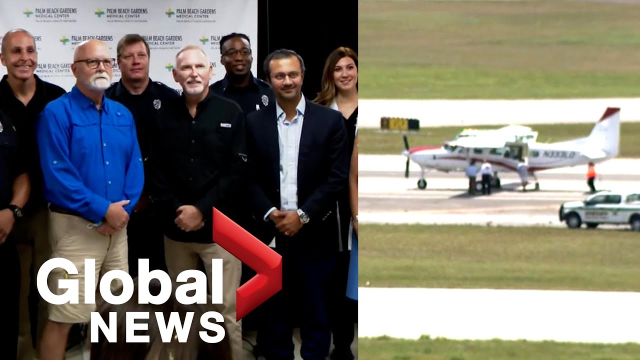 Pilot thanks officials, passenger who landed plane after medical issue | FULL