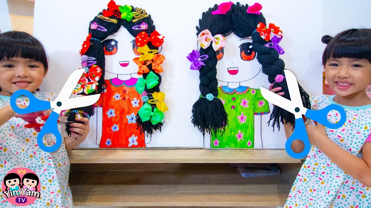หนูยิ้มหนูแย้ม | ติดกิ๊บตัดผม Kids Activity