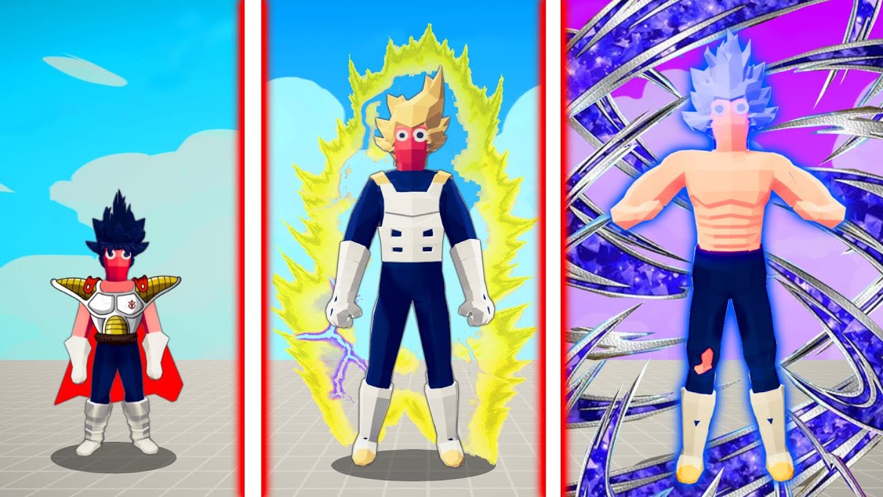 EVOLUTION OF VEGETA ( ULTRA EGO ) | TABS - Totally Accurate Battle Simulator